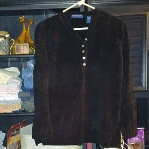 Karen Scott Women's Black V-Neck Sweater